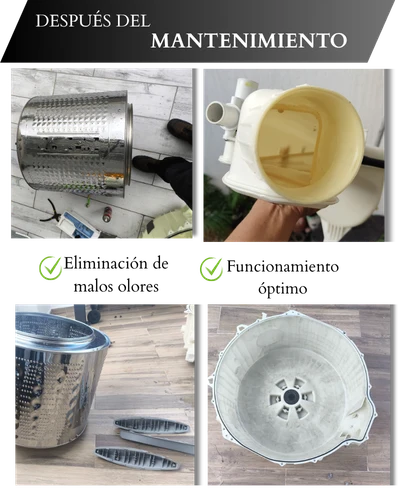 Inicio como se ve una lavadora despues del mantenimento